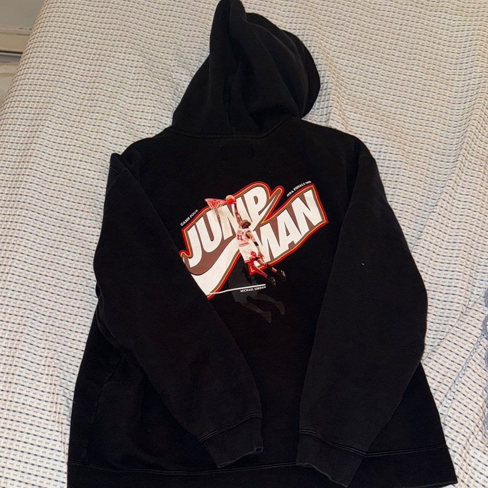 Vintage Michael Jordan jump man oversized zip up hoodie 1998 nba finals